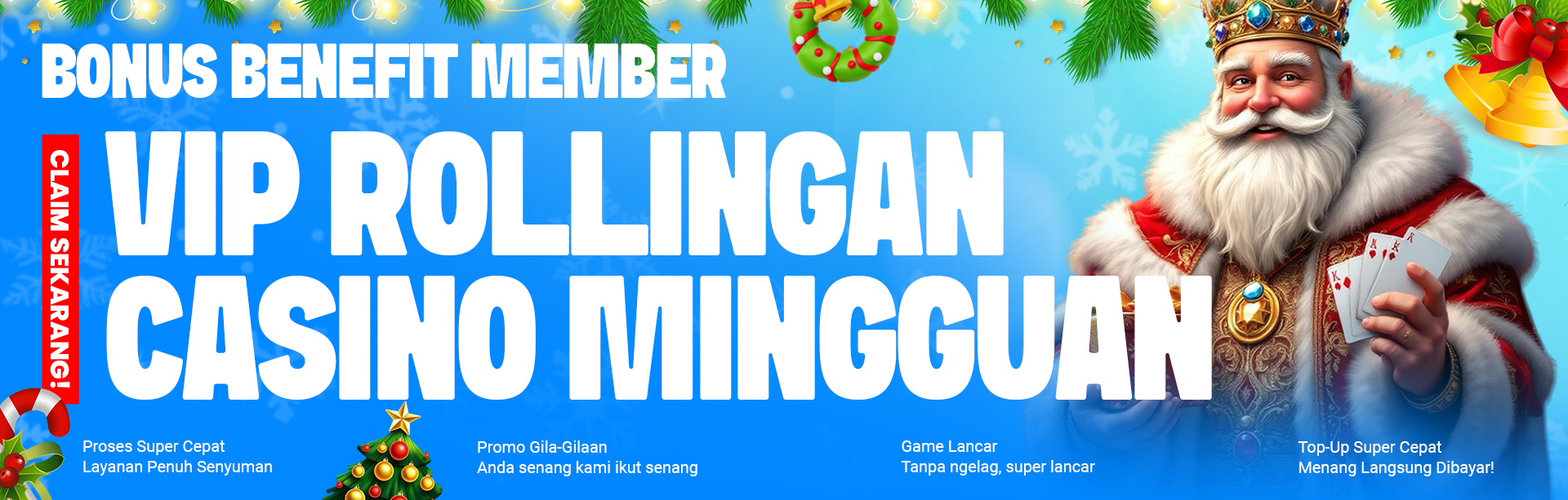 BONUS BENEFIT ROLLINGAN CASINO MINGGUAN