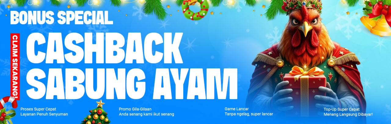 BONUS CASHBACK SABUNG AYAM 