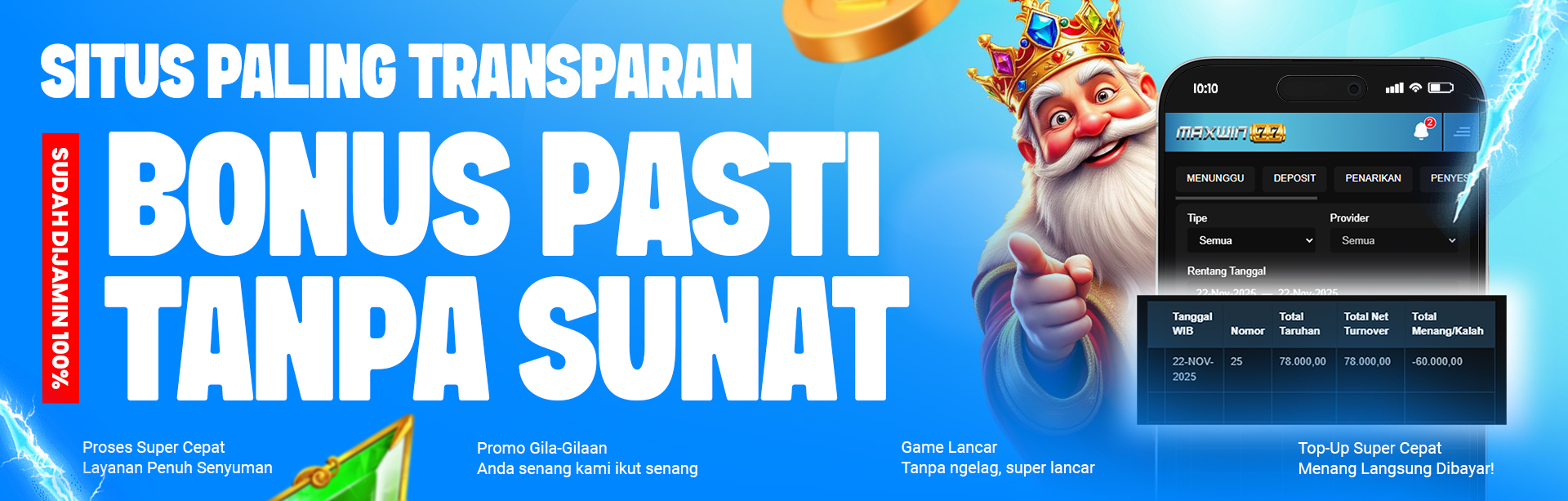 BONUS TANPA SUNAT