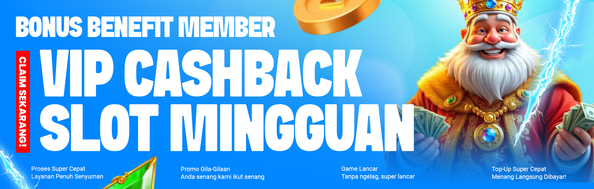 BONUS BENEFIT CASHBACK SLOT MINGGUAN
