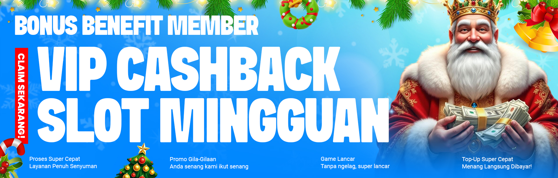 BONUS BENEFIT CASHBACK SLOT MINGGUAN