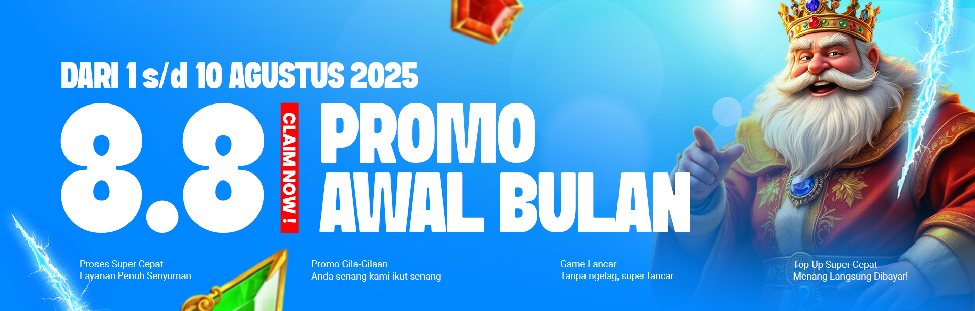 BONUS SPECIAL AWAL BULAN 8.8 
