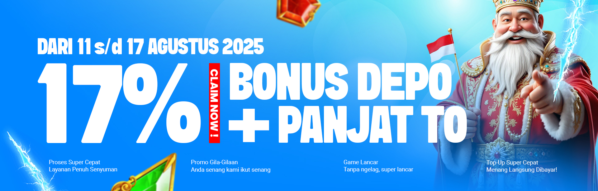 SPECIAL BONUS MERDEKA 17% 