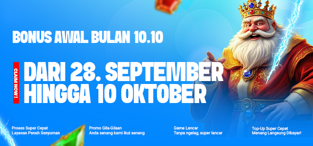 BONUS SPECIAL AWAL BULAN 10.10