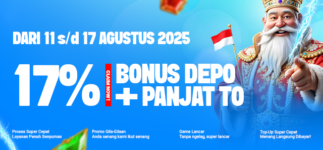 SPECIAL BONUS MERDEKA 17% 