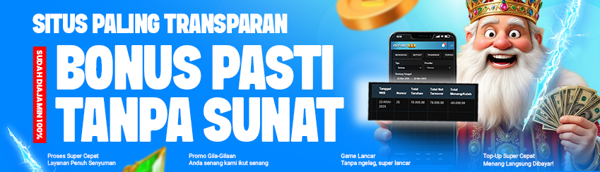 BONUS PASTI & TRANSPARAN TANPA SUNAT