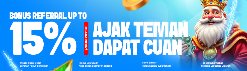 BONUS EXTRA REFFERAL UP TO 15%