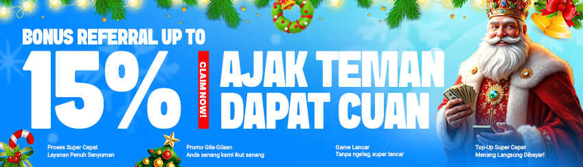 BONUS EXTRA REFFERAL UP TO 15%